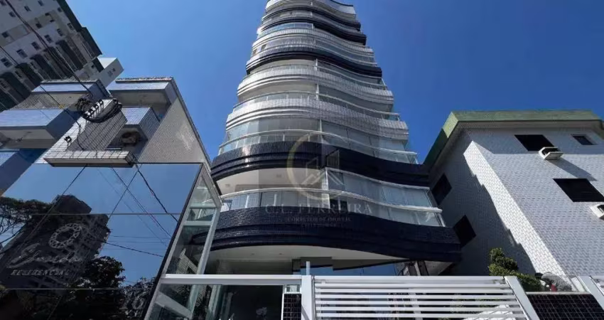 Apartamento com 1 dormitório à venda, 54 m² por r$ 315.000,00 - vila guilhermina - praia grande/sp