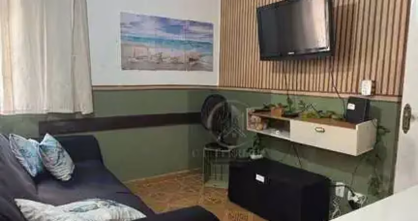 Kitnet com 1 dormitório à venda, 37 m² por r$ 190.000,00 - caiçara - praia grande/sp