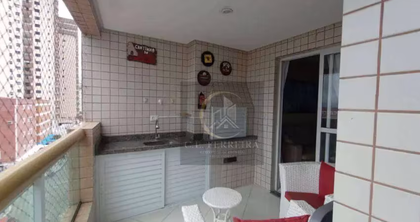 Apartamento com 2 dormitórios à venda, 87 m² por r$ 510.000,00 - tupi - praia grande/sp