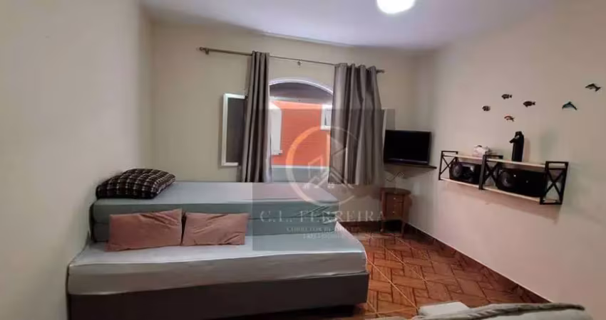Kitnet com 1 dormitório à venda, 45 m² por r$ 250.000,00 - tupi - praia grande/sp