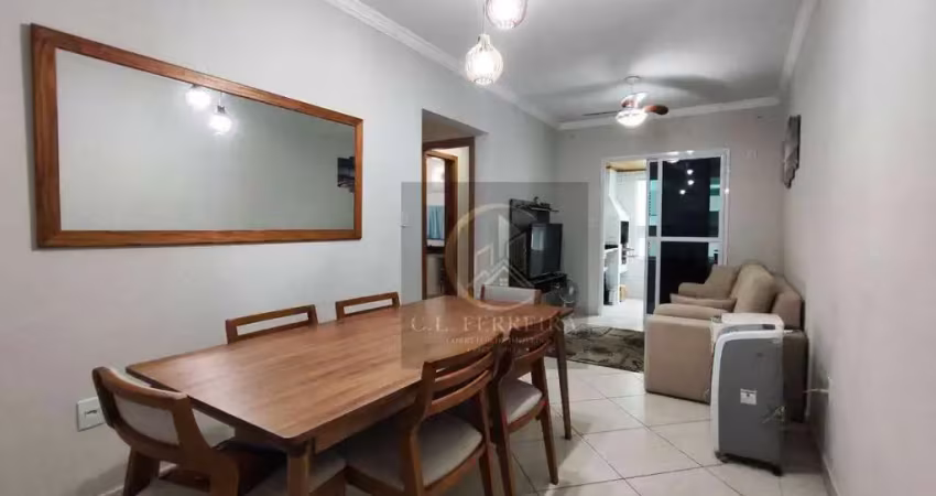 Apartamento com 2 dormitórios à venda, 70 m² por r$ 500.000 - aviação - praia grande/sp