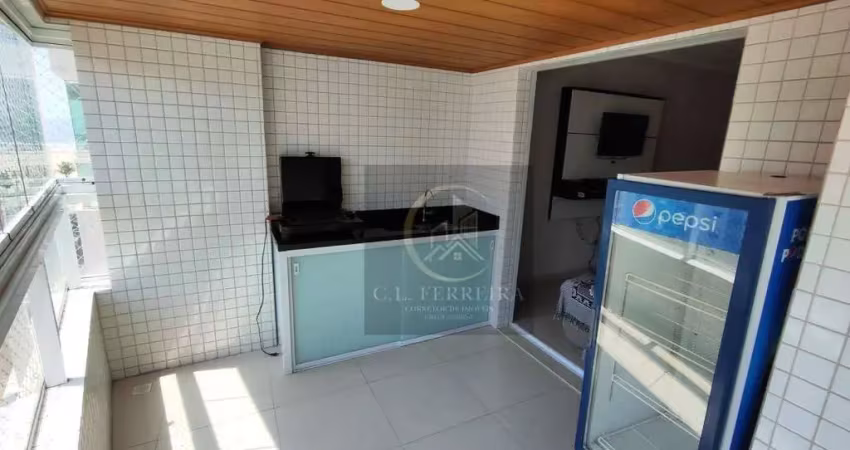 Apartamento com 2 dormitórios à venda, 86 m² por r$ 750.000 - vila guilhermina - praia grande/sp