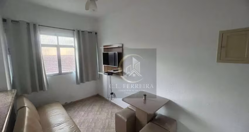 Apartamento com 1 dormitório, 40 m² - venda por r$ 230.000,00 ou aluguel por r$ 1.850,02/mês - vila guilhermina - praia grande/sp