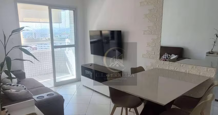 Apartamento com 2 dormitórios à venda, 57 m² por r$ 440.000 - vila guilhermina - praia grande/sp