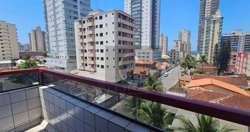Apartamento com 1 dormitório à venda, 45 m² por r$ 290.000,00 - tupi - praia grande/sp