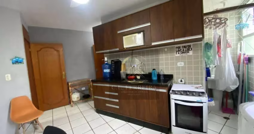 Apartamento com 1 dormitório à venda, 38 m² por r$ 200.000,00 - vila caiçara - praia grande/sp