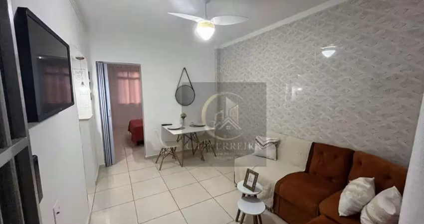 Apartamento com 1 dormitório à venda, 47 m² por r$ 275.000 - vila guilhermina - praia grande/sp
