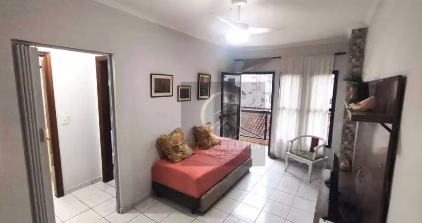 Apartamento com 1 dormitório à venda, 58 m² por r$ 300.000 - vila assunção - praia grande/sp