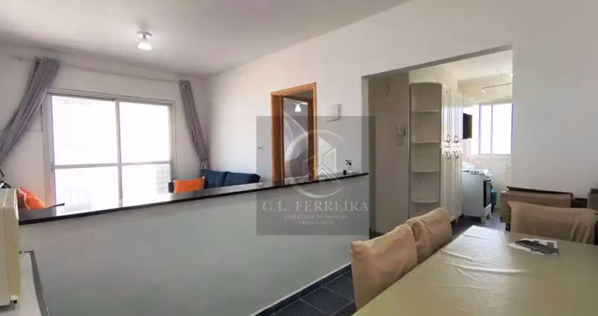 Apartamento com 1 dormitório à venda, 56 m² por r$ 325.000 - vila balneária - praia grande/sp