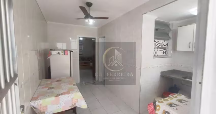 Apartamento com 1 dormitório à venda, 37 m² por r$ 220.000 - vila guilhermina - praia grande/sp