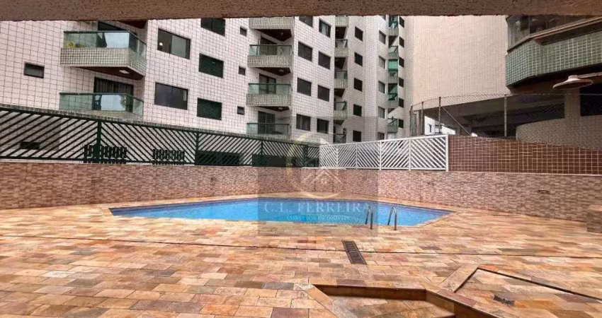 Apartamento com 2 dormitórios à venda, 77 m² por r$ 375.000,00 - tupi - praia grande/sp