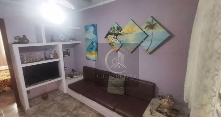Apartamento com 1 dormitório à venda, 41 m² por r$ 230.000 - vila guilhermina - praia grande/sp