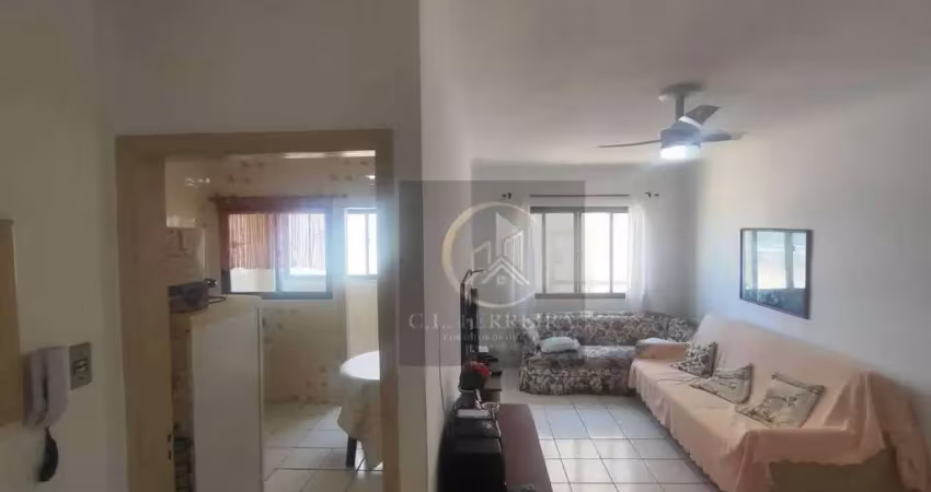 Apartamento com 1 dormitório à venda, 56 m² por r$ 300.000 - vila guilhermina - praia grande/sp