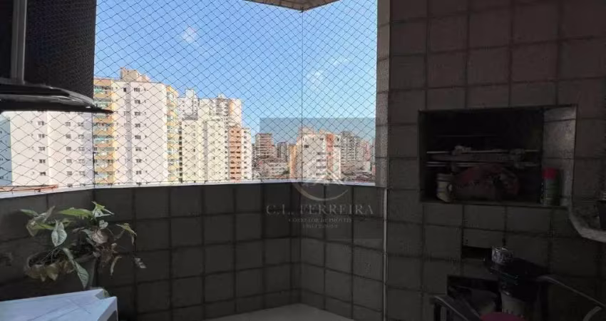 Apartamento com 2 dormitórios à venda, 89 m² por r$ 450.000,00 - tupi - praia grande/sp