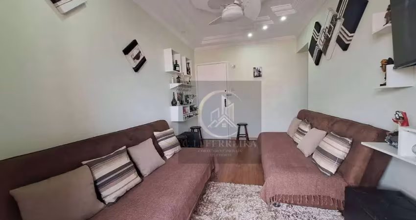 Apartamento com 1 dormitório à venda, 38 m² por r$ 370.000,00 - tupi - praia grande/sp