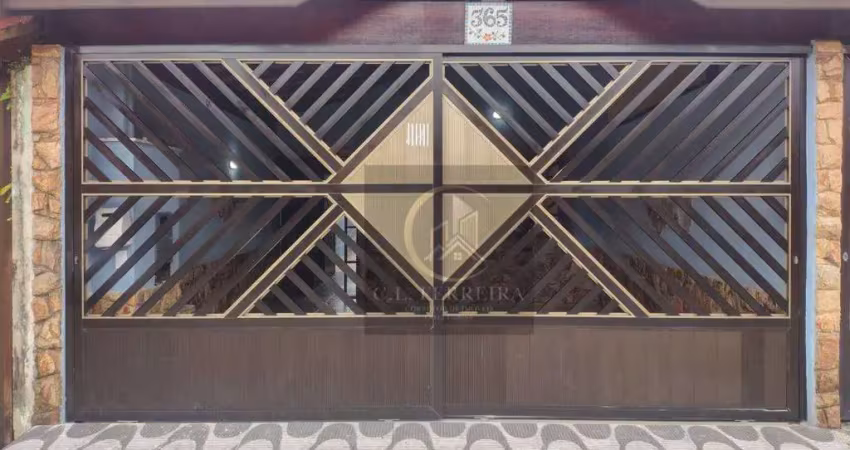 Casa com 2 dormitórios à venda, 103 m² por r$ 550.000,00 - vila balneária - praia grande/sp