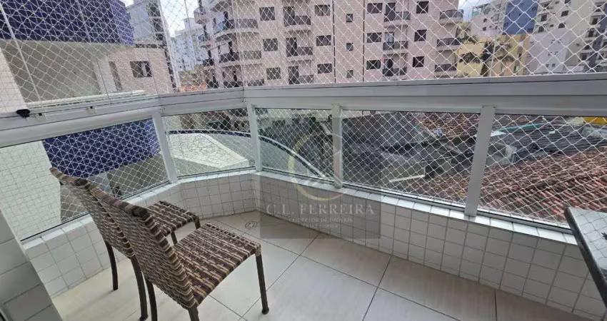 Apartamento com 1 dormitório à venda, 54 m² por r$ 355.000,00 - vila caiçara - praia grande/sp