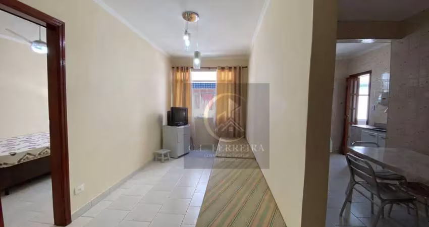 Apartamento com 1 dormitório à venda, 42 m² por r$ 225.000 - canto do forte - praia grande/sp