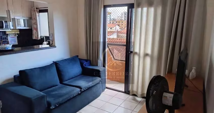 Apartamento com 1 dormitório à venda, 47 m² por r$ 310.000,00 - vila guilhermina - praia grande/sp