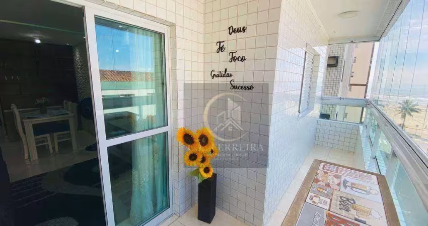 Apartamento com 2 dormitórios à venda, 71 m² por r$ 515.000 - tupi - praia grande/sp