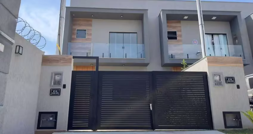 Casa de condomínio 3 suítes com piscina e espaço gourmet – vargem pequena, rj