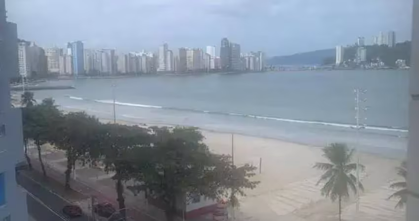 Apartamento, 1 quarto,  vista ao mar - gonzaguinha - são vicente - sp