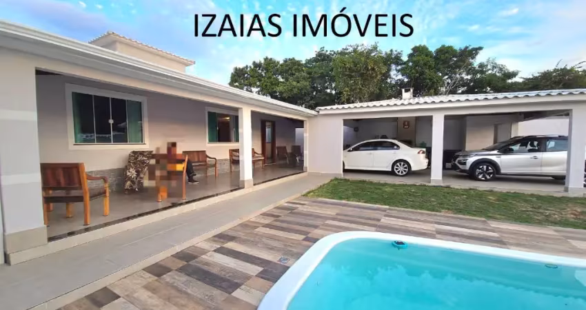 Cod 449: linda casa com piscina em itaúna - saquarema.