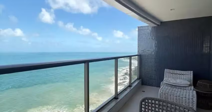 Apartamento para venda no beach class salvador   bairro: ondina vista mar permanente porteira fechada