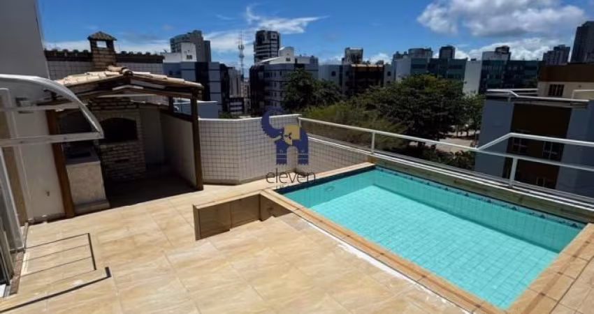 OPORTUNIDADE - COBERTURA DUPLEX NO RIO VERMELHO COM PISCINA  -  2 QUARTOS COM SUÍTE, DEPENDÊNCIA ( PODENDO SER UM ESCRITÓRIO, QUARTO, CLOSET ETC..)