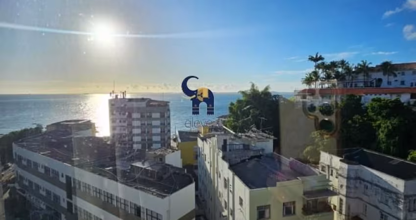 LINDO QUARTO E SALA, COM 42,45M², PORTEIRA FECHADA, VISTA DESLUMBRANTE DO PORTO DA BARRA!