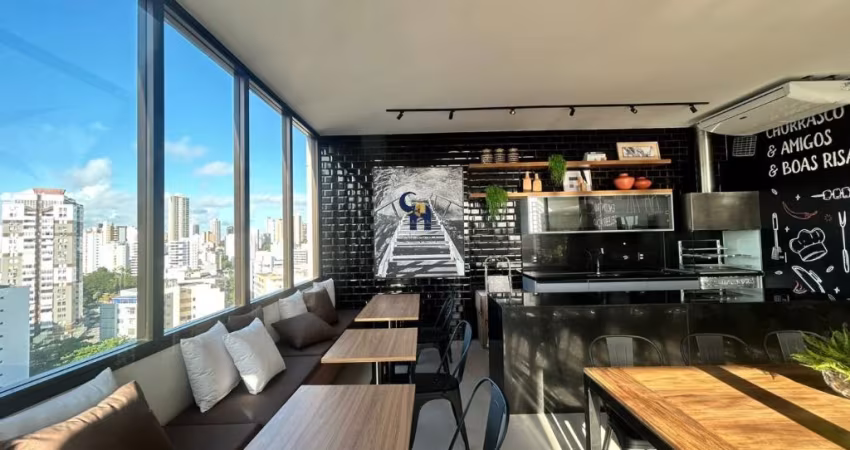 APARTAMENTO  ESTUDIO PARA VENDA NA BARRA  ANDAR ALTO MOBILIADO