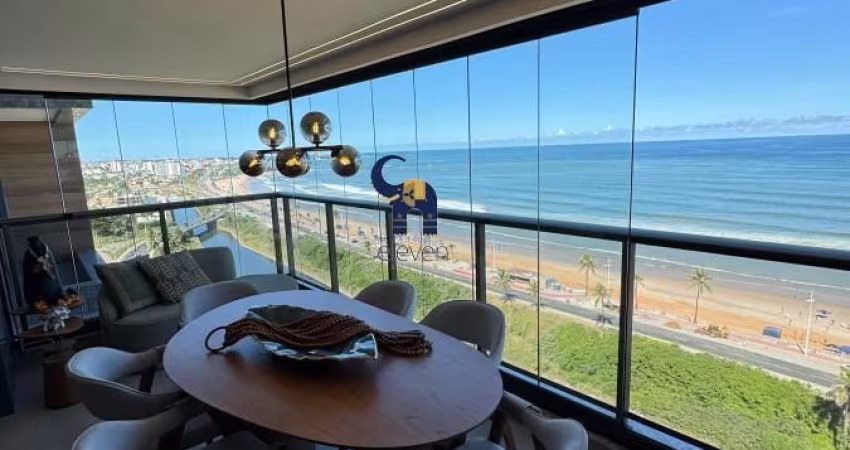 LINDO APARTAMENTO A VENDA NO JAGUAH RESIDENCE EM JAGUARIBE  2/4 SUITE VISTA MAR  PORTEIRA FECHADA – TOTALMENTE MOBILIADO E DECORADO