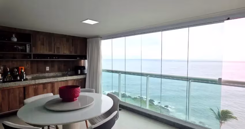 Condomínio costa españa  av. oceânica, 1454 - barra, salvador - ba,  96 m² de área privativa. 2 vagas de garagens. vista mar.