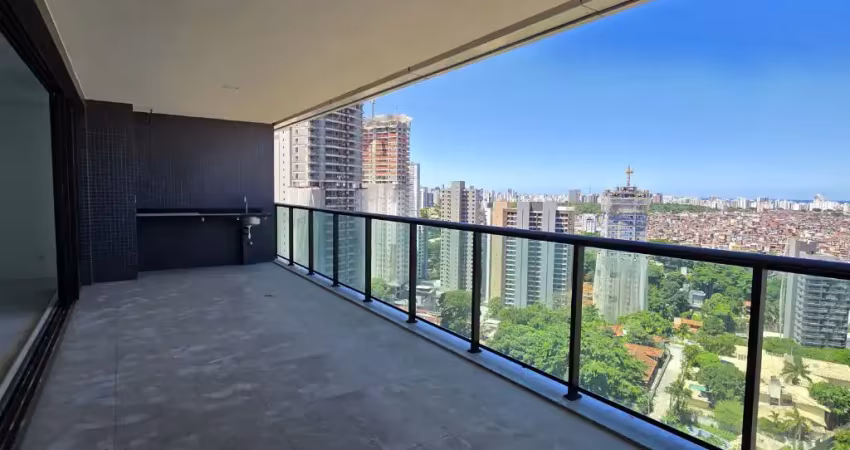 Monvert, 3 suítes, 230m², andar alto, vista mar, 4 garagens, horto florestal, salvador | oportunidade!