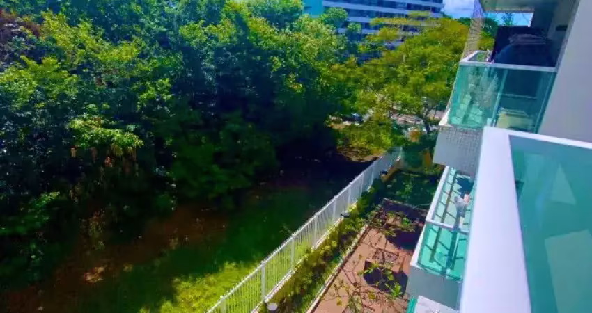 Oportunidade aluguel   alphaville 1 paralela  apartamento  2/4 reversível para 3. varandão co infra e duas vagas 