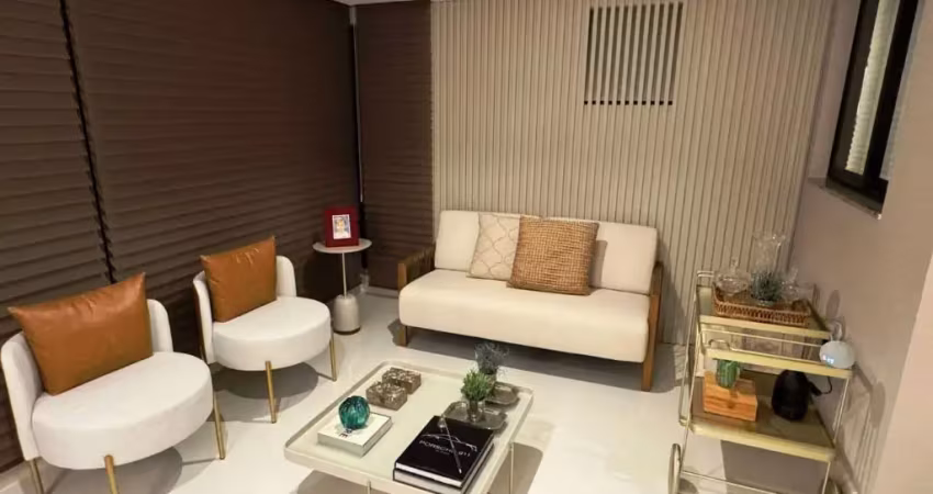 Apartamento mobiliado de alto padrão para alugar na pituba com infra duas suítes e 3 vagas 