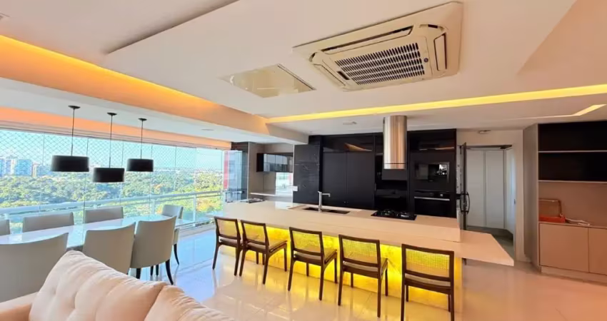 Apartamento exclusivo e moderno no greenville ludco - patamares com 3 suítes infra e duas vagas 