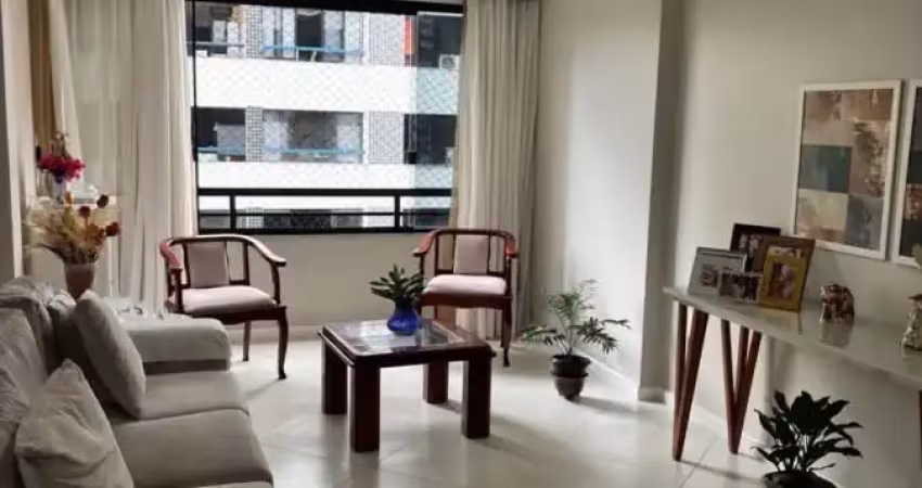 Amplo apartamento na pituba com vista privilegiada na rua hilton rodrigues com 3/4 infra e duas vagas 