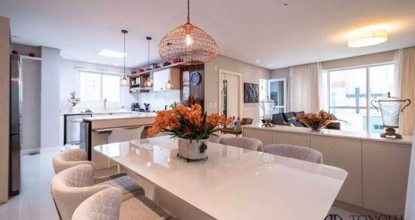 Apartamento com 4 dormitórios à venda, 158 m² por r$ 3.790.000,00 - av. brasil norte - balneário camboriú/sc