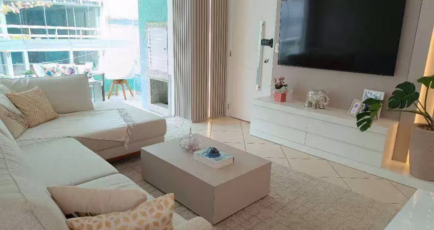 Apartamento garden mobiliado com 3 dormitórios à venda, 249 m² por r$ 1.650.000 - centro - balneário camboriú/sc