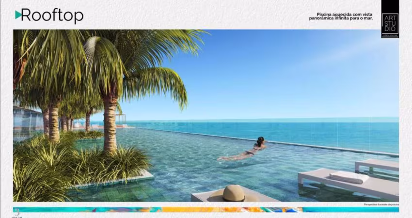 Studio Sofisticado com Vista Incrível para o Mar em Armação,  Salvador - Bahia
