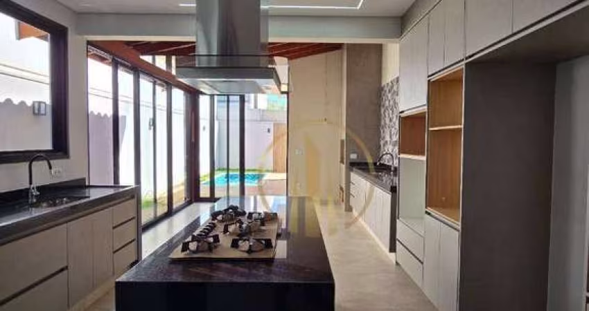 CASA NOVA TÉRREA 3 SÚITES COMPLETA DE ARMÁRIOS + ESCRITÓRIO E PISCINA AQUECIDA