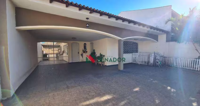 Sobrado amplo com varanda com 5 dormitórios à venda, 319 m² por r$ 780.000 - boa vista - londrina/pr