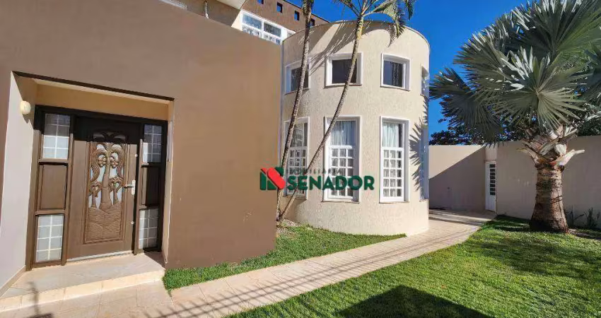 Sobrado com 3 dormitórios para alugar, 374 m² por r$ 7.900,00/mês - parque residencial alcântara - londrina/pr