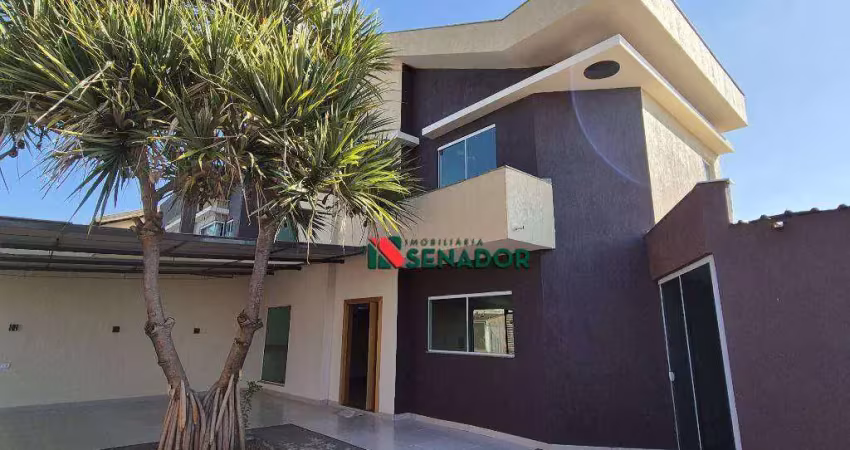 Lindo sobrado com 3 dormitórios à venda, 160 m² por r$ 585.000 - jardim vale do cedro - londrina/pr