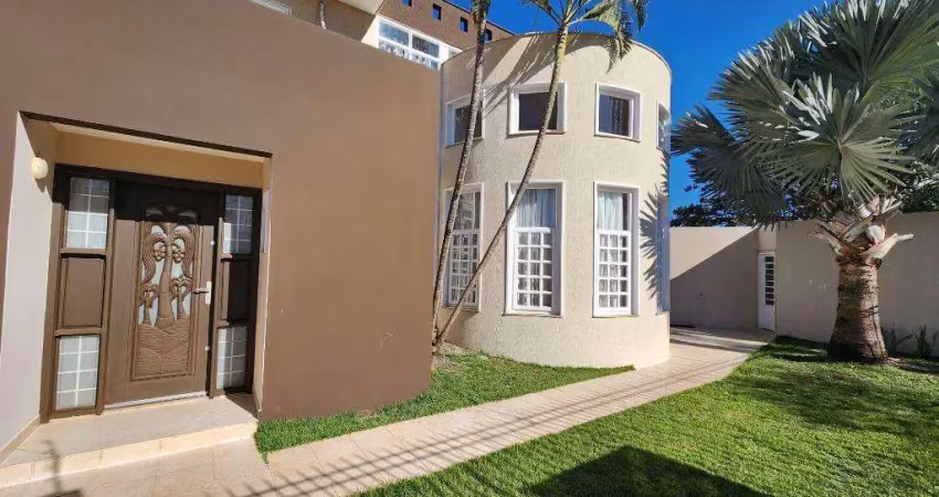 Sobrado para alugar em londrina, parque residencial alcântara, com 3 suítes, com 374 m²