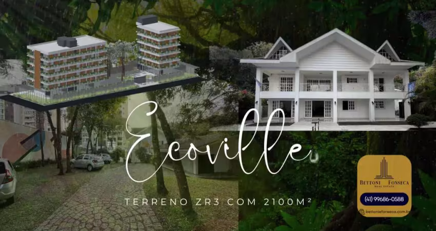 Terreno zr3 de 2100m² no ecoville - construtoras, incorporadoras