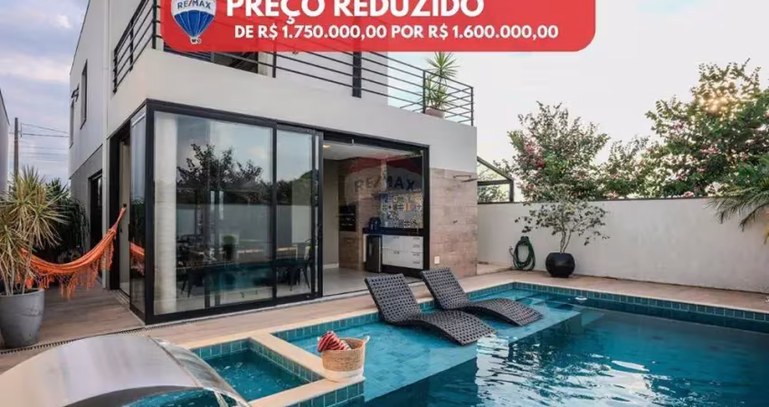 Sobrado mobiliado à venda em itupeva com piscina aquecida – 220 m², aceita apartamento até r$ 500 mil