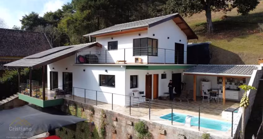 Casa à venda em santo antônio do pinhal com piscina e vista