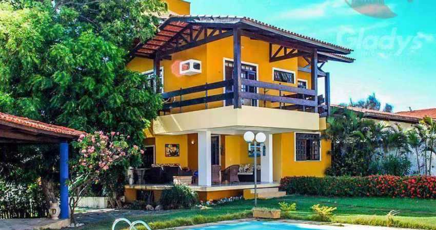 Casa com 5 quartos, 466 m², à venda por r$ 1.650.000,00- rua teatrólogo silvano serra, 550 - dunas - fortaleza/ce